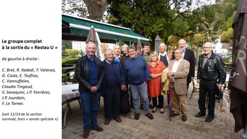 Ils ont repris le chemin de l'&eacute;cole ... ! Les 50 ans de la promo 1969